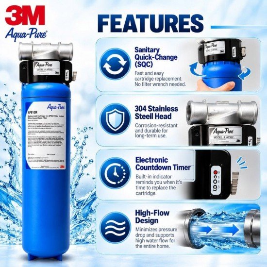 3M Aqua-Pure AP903 AP917HD Whole House Filtration System
